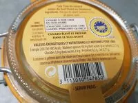 Mängden socker i Foie gras