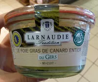 Mängden socker i Foie gras de canard entier du Gers mi-cuit