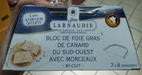 Mängden socker i Bloc de fois gras de canard du Sud-Ouest avec morceaux