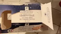 Mängden socker i Foie gras de canard entier