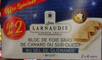 Mängden socker i Bloc de foie gras de canard du Sud Ouest