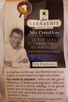 Mängden socker i Le Foie Gras de Canard Entier du Sud-Ouest