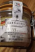 Mängden socker i Foie gras de canard entier