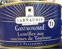 Mängden socker i Lentilles aux saucisses de Toulouse