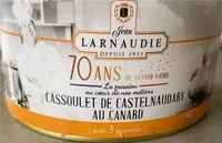 Mängden socker i Cassoulet de Castelnaurdary au canard
