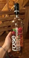 Mängden socker i Rosé framboise grenadine cranberry
