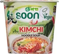 Mängden socker i Noodle Soup, Kimchi