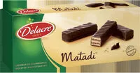 Mängden socker i Biscuits Delacre Matadi - 125g