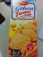 Mängden socker i Gâteau 7 céréales 