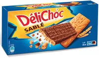 Mängden socker i Biscuits Délichoc sablés Lait - 150g