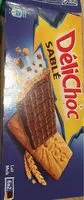 Mängden socker i Biscuits sablés chocolat au lait Delacre