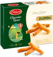 Mängden socker i Cigarettes russes 200gx2 paques lot de