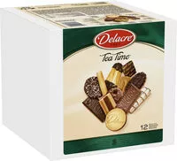 Mängden socker i Delacre tea time assortiment biscuits 2000g (