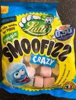 Mängden socker i Smoofizz Crazy - Bonbons tendres acidulés