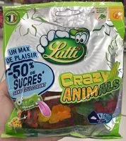Mängden socker i Crazy animals (-50 % de sucres)
