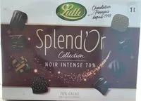 Mängden socker i Splend'or Noir intense 70%