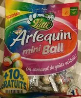 Mängden socker i Arlequin mini ball