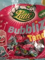 Mängden socker i Lutti Bubblizz Tendre