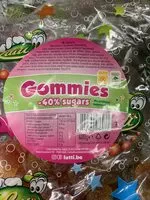 Mängden socker i Gommies