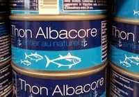 Mängden socker i Thon albacore entier au naturel