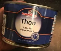 Mängden socker i Thon à l huile de tournesol