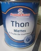 Mängden socker i thon miettes à l huile de tournesol