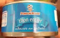 Mängden socker i Thon entier albacore au naturel