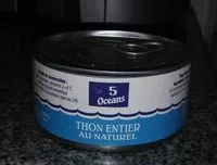 Mängden socker i Thon entier au naturel