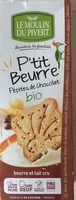 Mängden socker i P’tit Beurre aux pépites de chocolat bio