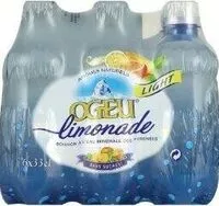 Mängden socker i Ogeu, Limonade sans sucre, eau minérale nat des Pyrénées