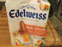 Mängden socker i Edelweiss peche blanche fleur de génépi bière blanche arom