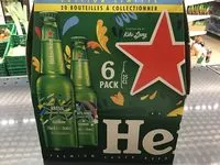 Mängden socker i pack heineken 6x25cl