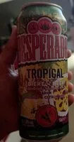 Mängden socker i Desperados tropical
