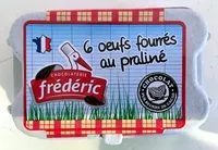 Mängden socker i 6 oeufs fourrés au praliné