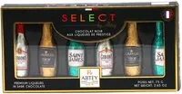 Mängden socker i Abtey - Bottle Shaped Dark Chocolates Filled w/ 6 Liqueurs, 75g (2.6oz)
