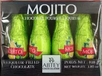 Mängden socker i Chocolat fourré liqueur Mojito