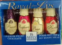 Mängden socker i Chocolat fourré liqueur Royal des Lys