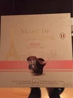 Mängden socker i Marc de Champagne rosé