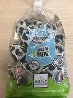 Mängden socker i Chocolat lait au fourrage lacté