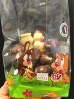 Mängden socker i Chocolat au lait abtey chocolatier