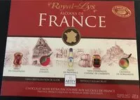 Mängden socker i Boîte Royal des Lys Alcools de France - Chocolaterie Abtey