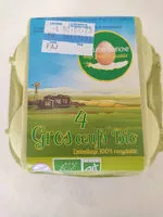Mängden socker i 4 Gros oeufs Bio