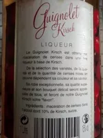 Mängden socker i Guignolet Kirsch