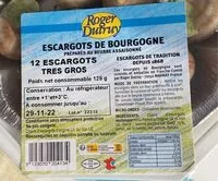 Mängden socker i Escargots de Bourgogne