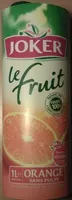 Mängden socker i Le Fruit Orange sans Pulpe