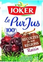 Mängden socker i Le Pur Jus 100% Raisin