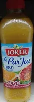 Mängden socker i Le Pur Jus Duo jus d'orange et orange sanguine pressées