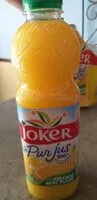 Mängden socker i Joker Le Pur Jus Jus d'orange avec pulpe le pack de 4 x 1L