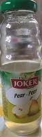 Mängden socker i Joker - Pear Nectar Juice 25Cl
