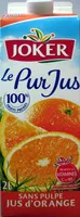 Mängden socker i Le Pur jus - Sans pulpe Jus d'orange